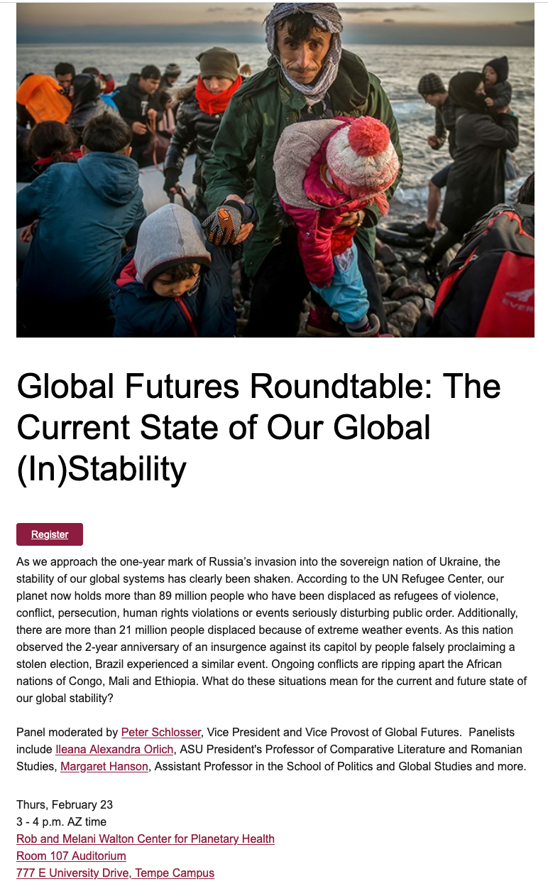 Roundtable Orlich Lecture