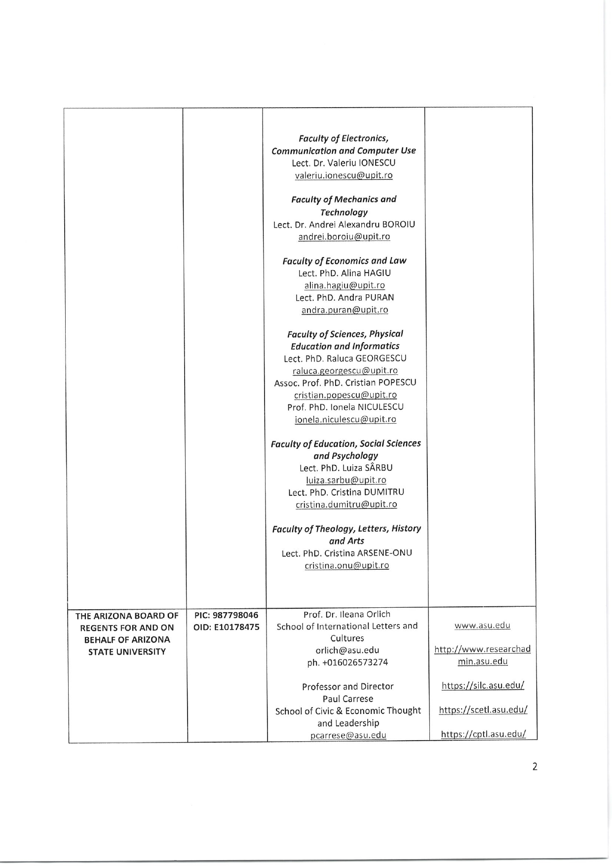 Erasmus+ Agreement 2, 2